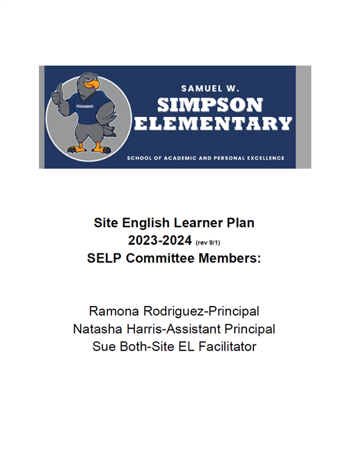 Site English Learner Plan 2024